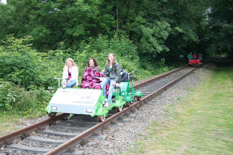 Drezínová Kanonenbahn v Německu